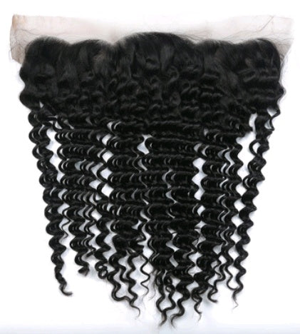 Front lace 4x13 lace frontal deep hair black real hair wig hair block Front lace 4x13 lace frontal deep hair black real hair wig hair block